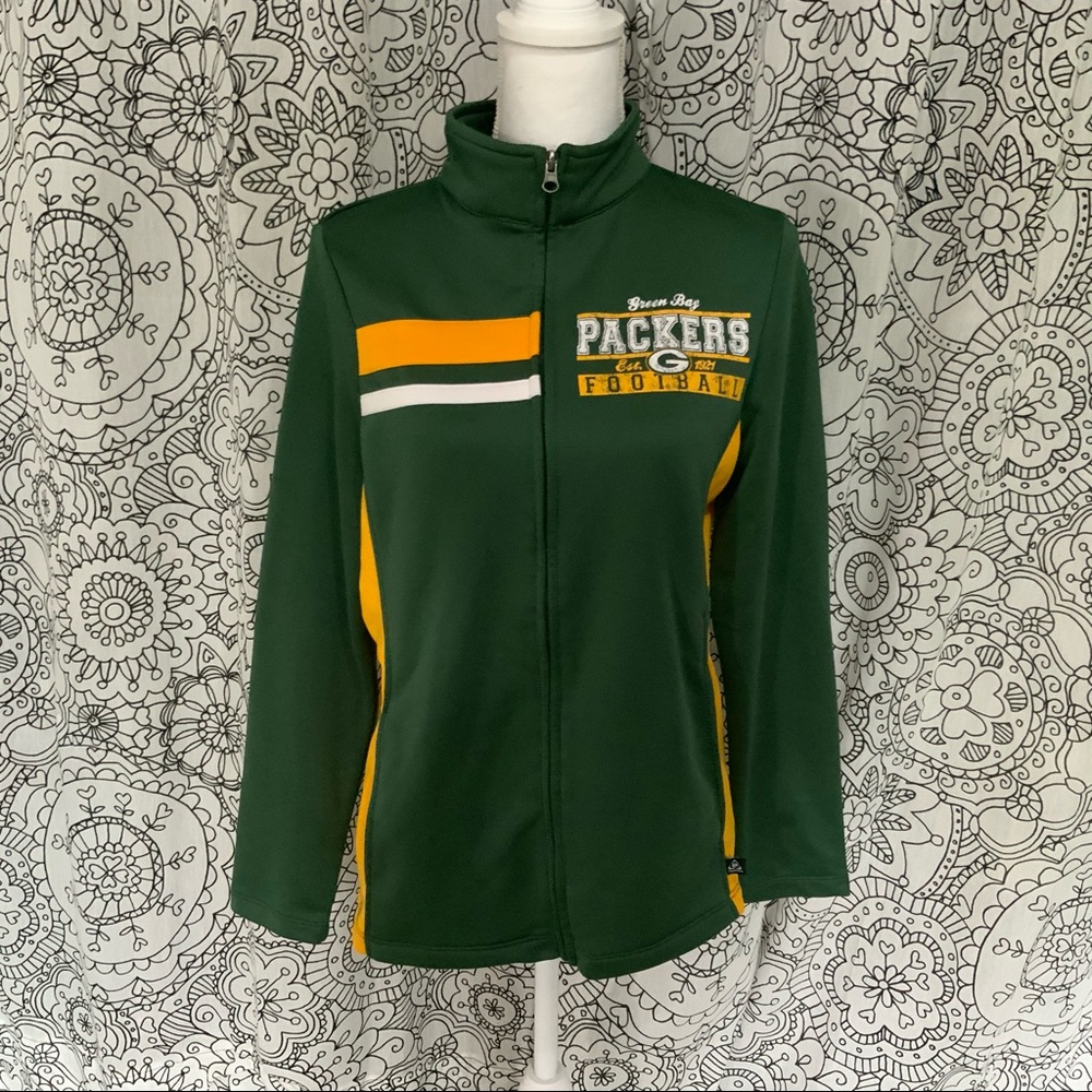Packers Woman’s Zip Up Medium Sweatshirt
